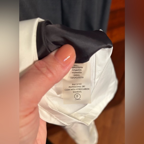 Calvin Klein Elegant Grey, Black and White Sleeveless Sophisticated Dress - Picture 10 of 14